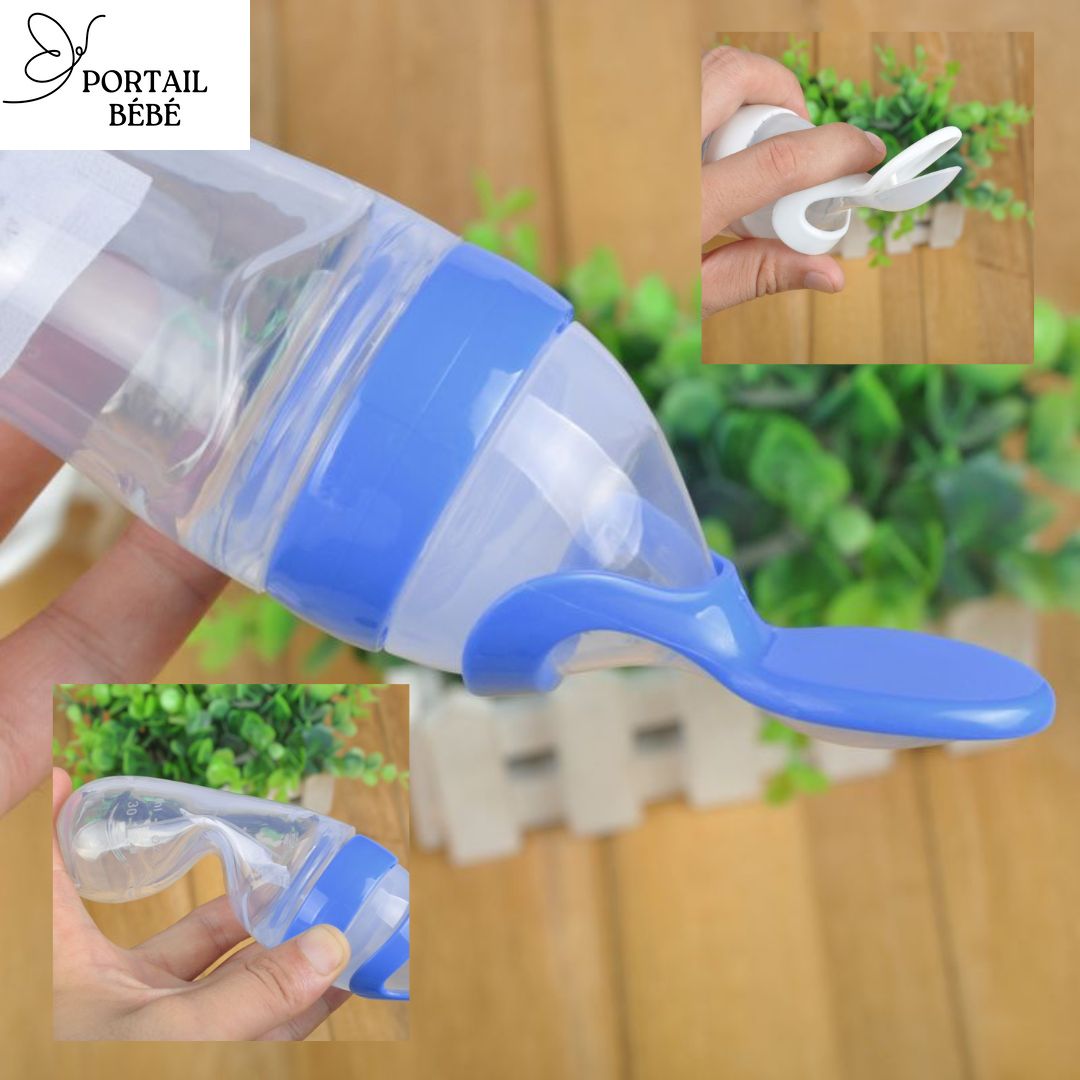 EasyBottle™ Biberon avec cuillère pour nouveau-né | Bébé